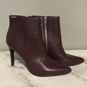 Purple DKNY booties